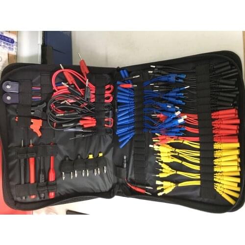 92pcs Set Car Circuit Test Power Probe Wiring Cable Accessories Kit For Multimeter MST9000+ MT08 SRS Connector Alligator Clip
