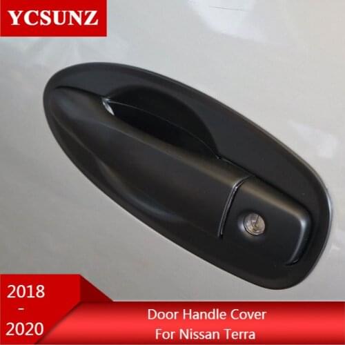 ABS door handle bowl covers for nissan terra 2018 2019 2020 accessories handle cover car styling exterior parts