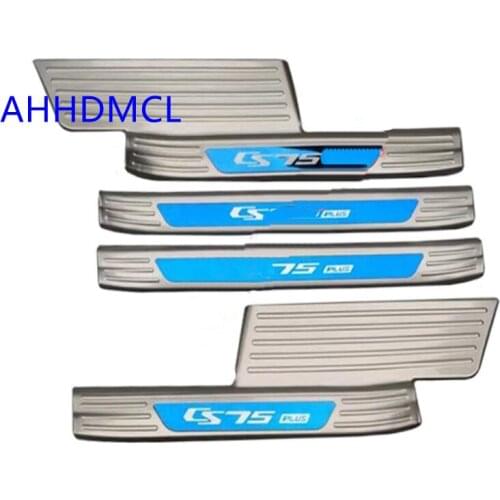 Car Welcome Pedal Threshold Strip Door Sill Strip For Chana Changan CS75 Plus 2020