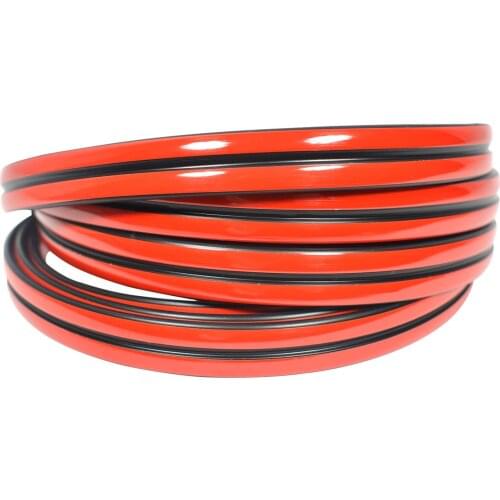 Dual Red Adhesive Nickel Plating Bumper Blinds Strip 13 mm 1 Metre