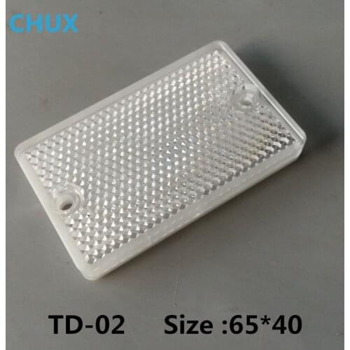 Photoelectric Sensor Switch High quality 5 pcs a lot Reflector Reflection Board TD-02 65 * 40 mm Mirror Reflection