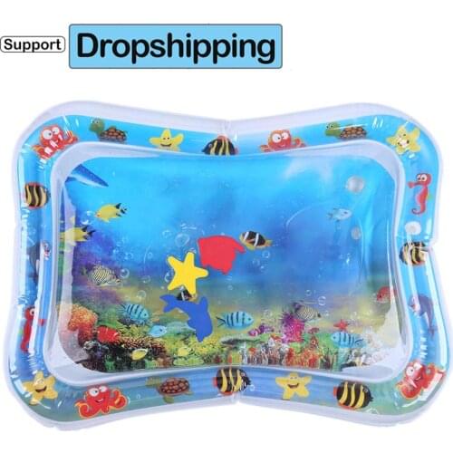 Creative Playmat Toys Kids Inflatable Fun Activity Games Pad for Children Baby Inflatable Water Play Essential Supplies