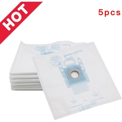 5pcs vacuum cleaner dust bag replacement for Bosch Microfibre Type G GXXL GXL MegaAir SuperTex BBZ41FGXXL Nonoriginal