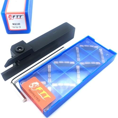 MGMN300 M YC1125 Carbide Inserts High Quality + MGEHR1616-3 Lathe Cut-Off Grooving Parting Tool Holder Wrench Turning Tool Set