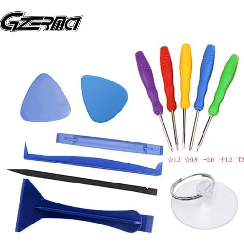 GZERMA 12 in 1 Mini Screwdriver Set Battery Removal Cell Phone Repair Tools Kit For Laptop Mobile Phone Battery Replace Tools