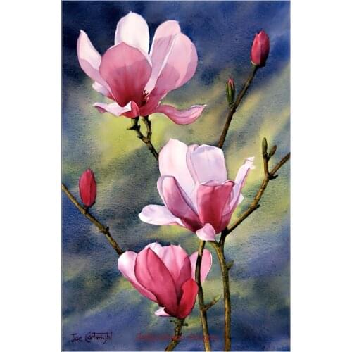 Embroidery Counted Cross Stitch Kits Needlework - Crafts 14 ct DMC DIY Arts Handmade Decor - Magnolia