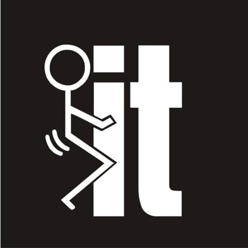 People It IT Funny JDM Car Stickers Glue Sticker Car Body Fuel Tank Cap 13 Oem 10 PVC Not Packaged Changsen