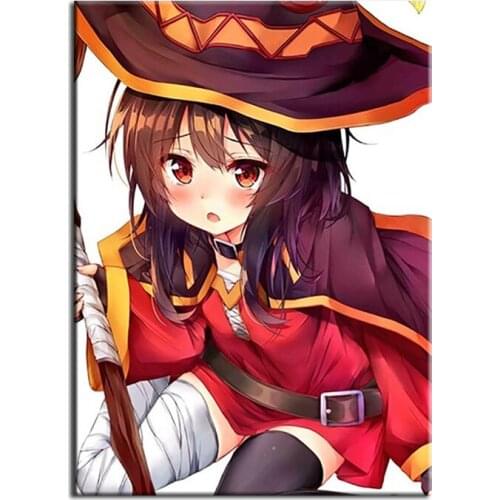 Wall Art Canvas Painting Modern Picture Anime Manga KonoSuba God Blessing Hd Print Modular Poster For Boy Room Home Decoration