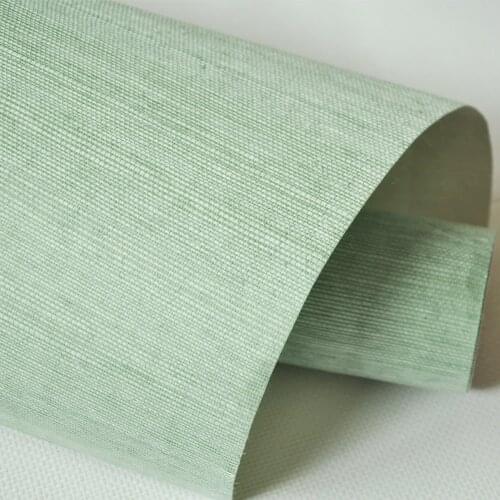 2020 MY WIND Grasscloth Wallpaper sisal 3D green wallpapers designs hotel wallpaper cutter princess cabinet glitter wall paper