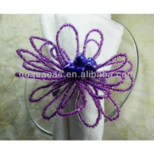 Aliexpress sold beaded wedding napkin ring