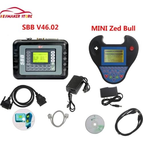 SBB V46.02 Universal Auto Key Programmer Multi-language 2017 Version Key Programmer with Auto Key Maker MINI Zed Bull Zed-Bull