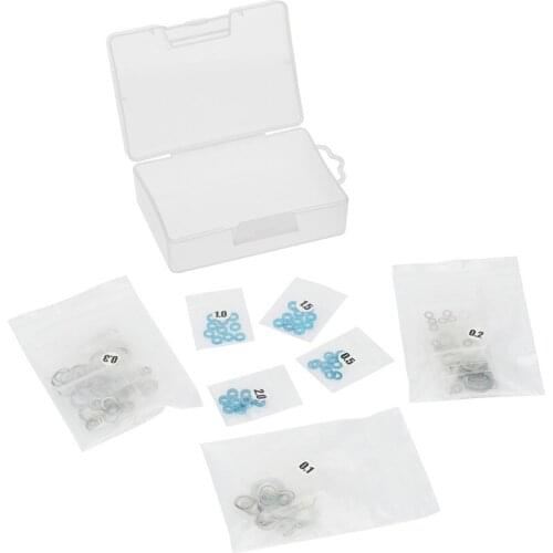 Aluminum Alloy Adjust Virtual Position Gasket Metal Meson Washer Flat Gasket for RC Car Upgrade Parts