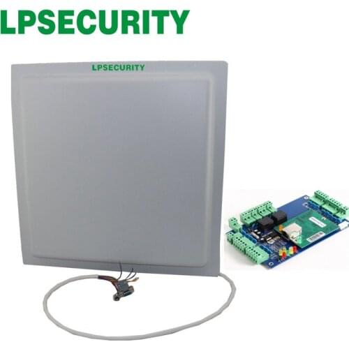LPSECURITY 15m Long Range UHF RFID Reader RS232 WG26 with 2 relay access board for parking system attendance asset management