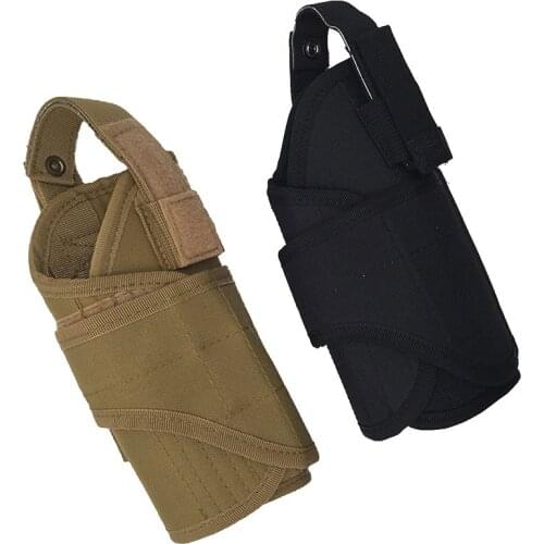 Tactical Pistol Waist Holster Hunting Accessories Military Airsoft Gun Carry Bag Adjustable Right Hand Gun Holster Nylon Pouch