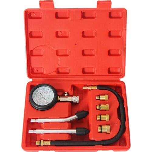Gasoline Engine Compression Tester Automotive Motorcycles Cylinder Engine Test Gauge Car Pressure Gauge Pressure Test Kit