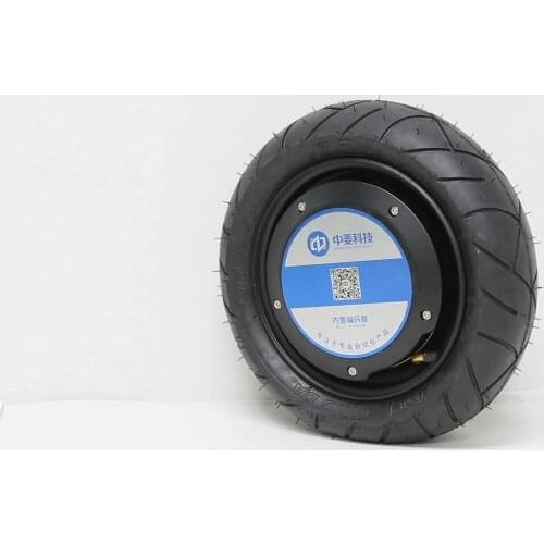 Waterproof IP65 6.5 inch 24V-48V 350W 150kg load DC brushless encoder in wheel hub servo motor for restaurant service robot