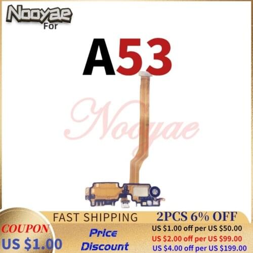 For Oppo A53 USB Dock Charger Port Charging Plug Flex Cable Connect Microphone MIC Board vibrator Motor