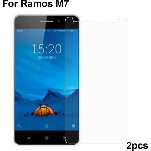 2PCS Ramos M7 Tempered Glass 9H High Quality Protective Film Explosion-proof Screen Protector For Ramos M7