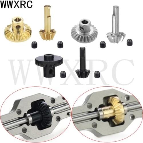1/2/4 Pairs Metal Rear Axle Gear Drive Shaft Gear Set Upgrade Accessories for WPL D12 B24 B36 C14 C24 MN D90 D98 D99 MN99S Parts