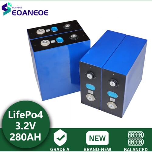Lifepo4 battery 3.2V 280Ah 12v 24v for electric scooter rv solar storage