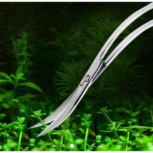 1PC Aquarium Water Plant Scissors Stainless Steel aquascaping Tools Fish Tank Clean Tool