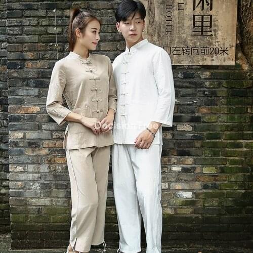 2021 chinese traditional women yoga sets gym fitness suits set sportswear exercise kung fu suits wing chun wu shu costumes