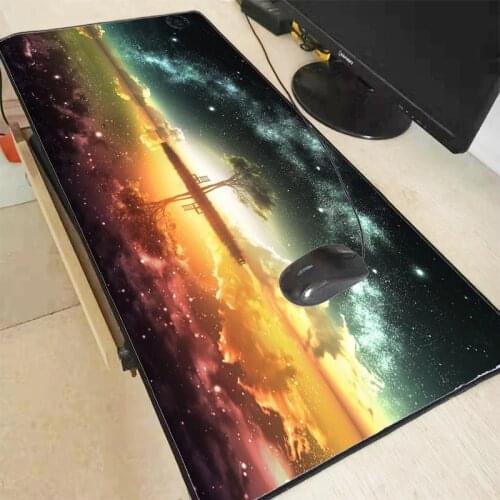 Mairuige Island Scenery 600x300 900x400 Large Gaming Mousepad Black Mouse Pad Lock Edge Laptop Pc Game Gamer Computer Accessory