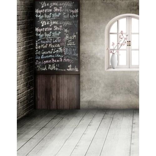 5x7ft Wooden Floor Flowers Photography Backdrops Photo Props Studio Background