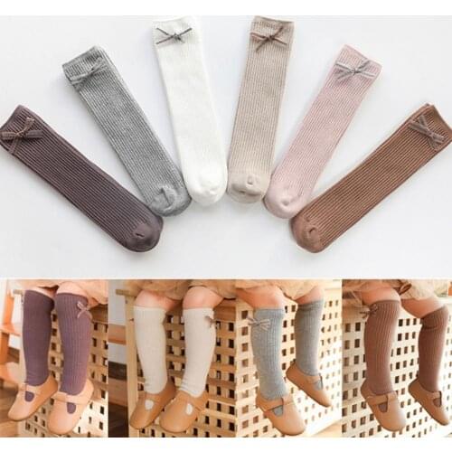 Knee High Socks Well Stretchy Breathable Comfortable Toddlers Boneless Suture Socks for Kids Girl Boy Cotton Socks