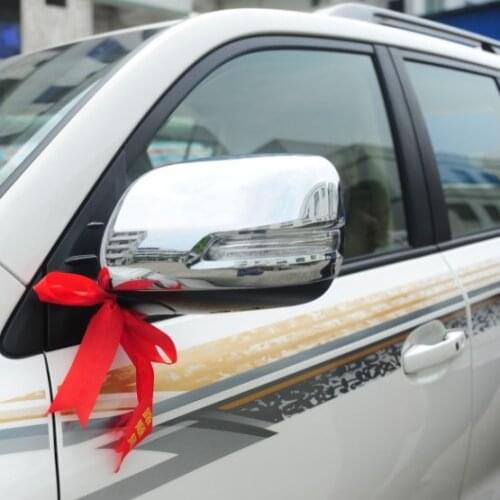 Chrome Side Rearview Mirror Cover For Toyota Land Cruiser 200 2008-2011 FJ200 Accessories