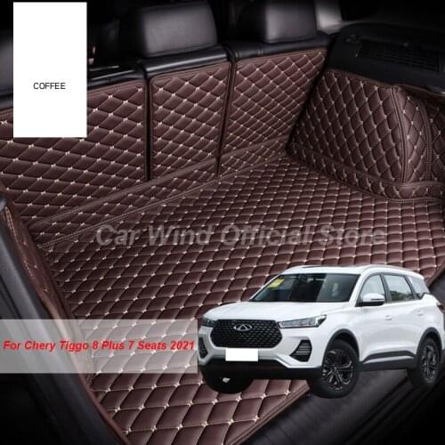 Car Trunk Mats For Chery Tiggo 8 pro 2020 2021 Cargo Liner Accessories