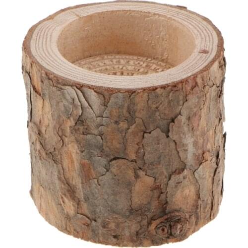 Creative Tree Stump Candle Holder Candle Stand Candlestick for Home Cafe Shop Bar Wedding Valentines Day Decor