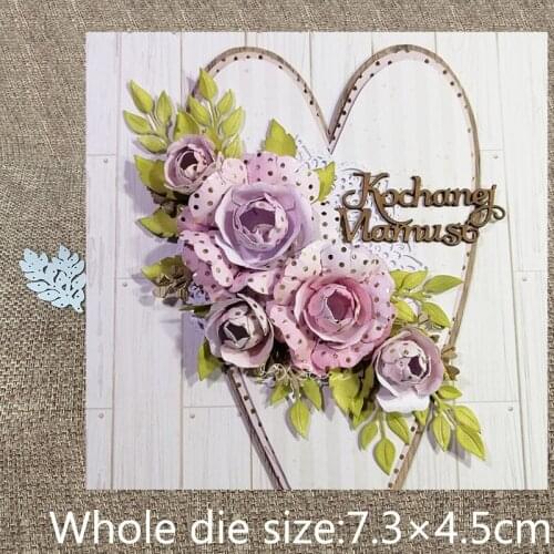 XLDesign Craft Metal Cutting Dies stencil mold leaves decoration scrapbook Album Paper Card Craft Embossing die cuts