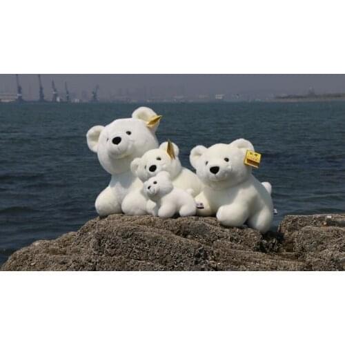 Lovely polar bear plush toy white colour ,soft throw pillow birthday gift b0009