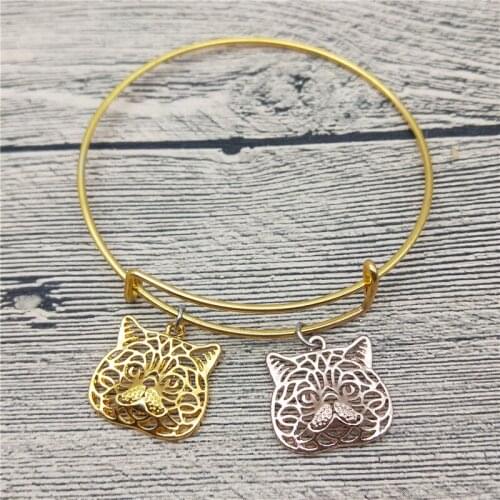 Trendy New Exotic Cat Bangles Cute Exotic Cat Car Bangles Bracelets Fashion Animal Pet Jewellery