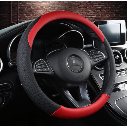 7 Colors Car Steering Wheel Cover Universal Volant Braid on the Steering-wheel Fashion Non-slip Funda Volante Auto Car Styling