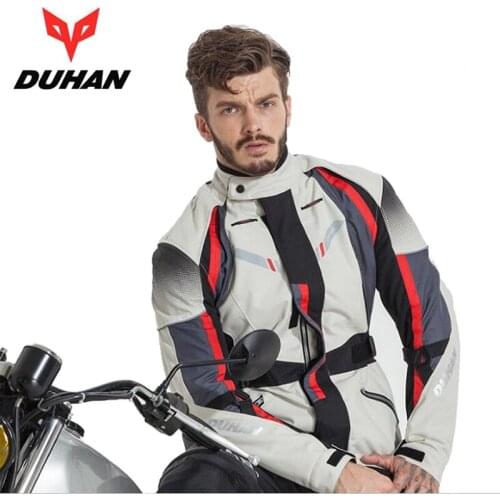 2019 New Winter Warm Windproof Motorcycle Jersey Jacket Motorbike Clothing Jackets Clothes Anti Water Splashing CE Protection