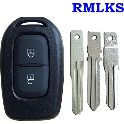 New 2 Buttons Replacement Remote Key Shell Case for Renault 2 Button Remote Key Blank Fob Cover
