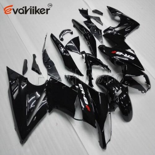 Motorcycle Fairing hull for 650R ER6F 2009 2010 2011 black ER 6F 09 10 11 ABS plastic motor panels kit