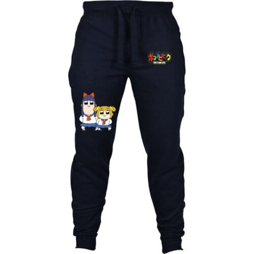Japan anime POP TEAM EPIC pants men Casual Loose Sweatpants Drawstring Pants Cosplay costumes pants Sports Trousers