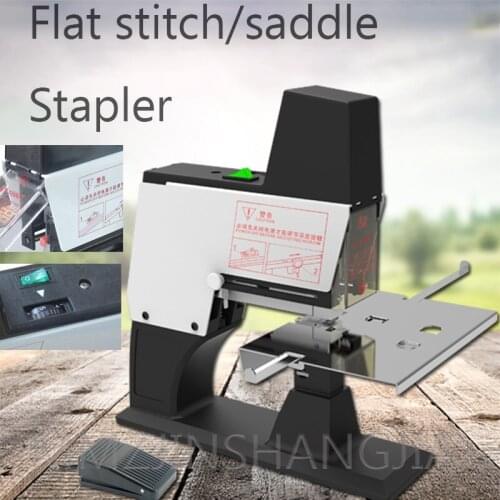 Fully Automatic Electric Dual-Purpose Binding And Stapler Office Tools Equipment And Accounting Special Binding Machine