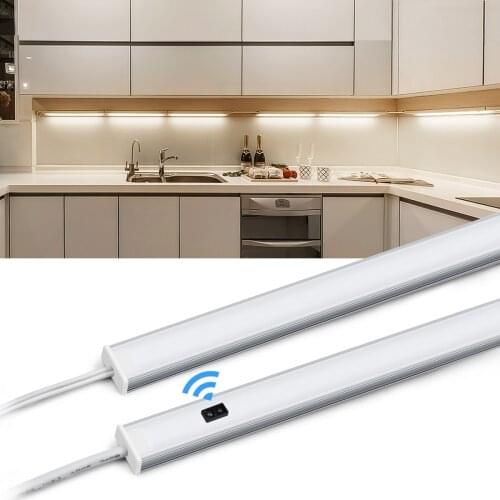30/40/50cm Hand Sweep Sensor Smart LED Cabinet lights Bar Tube 12V High Bright Wardrobe lamp For Bedroom Kitchen lighting