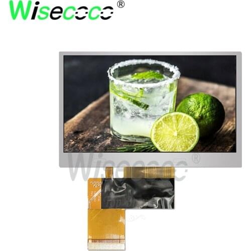 Wisecoco 4.3 inch 480*272 screen antiglare LCD used for portable navigation pocket TV MP3 PMP 40 pin high quality TM043NDH02