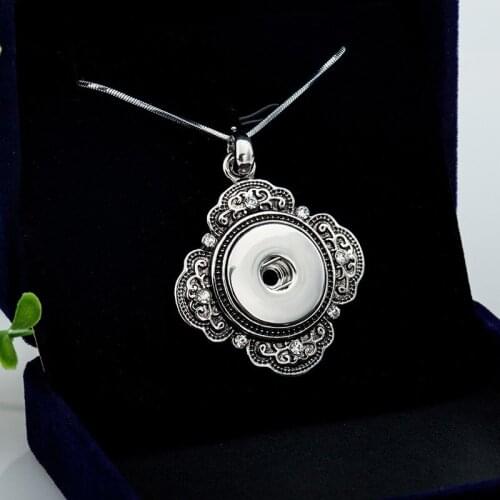 Hot Sale 18mm charms Jewelry snaps pendant snaps necklace pendant fit 18/20mm snaps charms Jayna snaps jewelry GS1803008