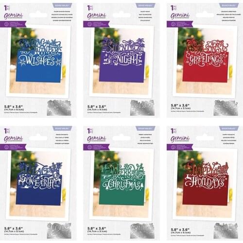 2021 AliliArts Metal Cutting Dies 6pc Edge'able diy Scrapbooking Photo Album Decorative Embossing PaperCard Crafts Die