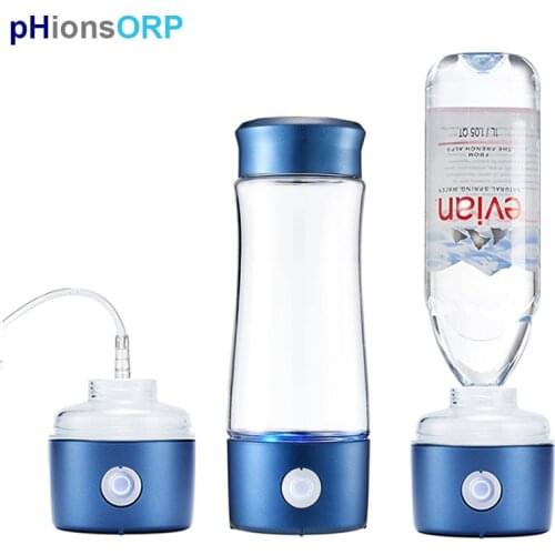 H2 max up to 3300ppb Hydrogen water bottle DUPONT N324 membrane with hydrogen inhale device