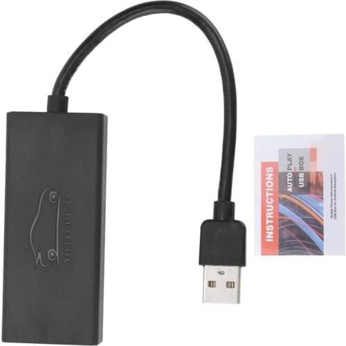 Auto accessorie cassette tape Car Wired USB CarPlay Dongle Adapter Black Compatible for IOS 7.1 for Android 5.1 and Higher oto