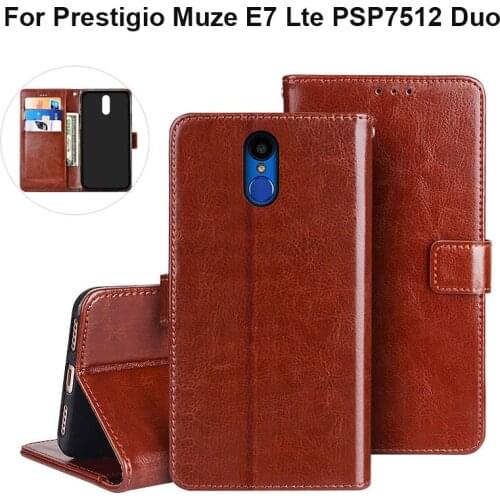Free Shipping For Prestigio Muze E7 Lte Case Cover Flip Leather Case For Prestigio Muze E7 Lte PSP7512 Duo Cover Capa Phone bag