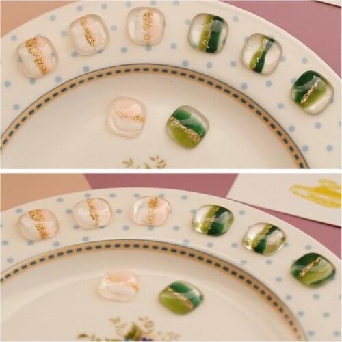 Epoxy small forest fresh and lovely earrings earrings diy patch handmade hand-made jewelry accessories materials