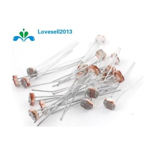 100PCS LDR Photo Light Sensitive Resistor Photoelectric Photoresistor 5528 GL5528
